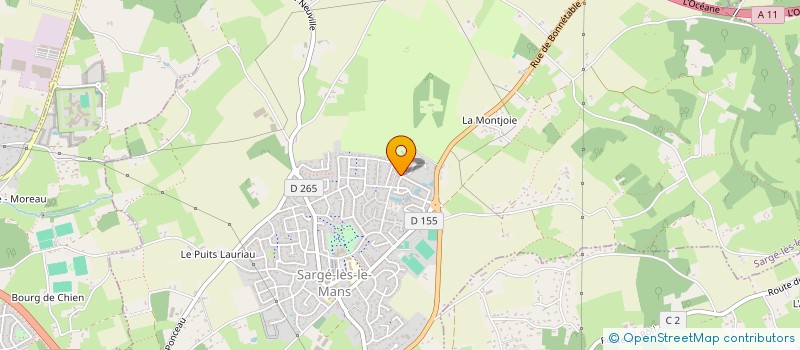 localisation de l'entreprise SCI HSCM  SARGE-LES-LE-MANS