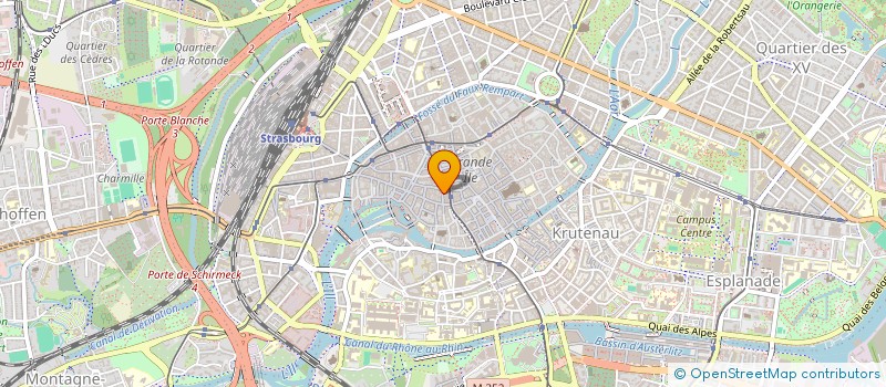 localisation de l'entreprise SCI HSH  STRASBOURG