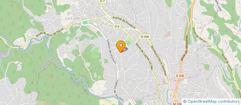 localisation de l'entreprise SCI HSH  LA COLLE-SUR-LOUP