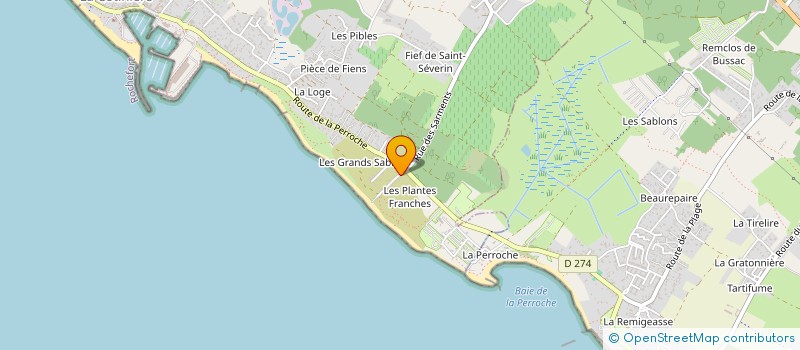 localisation de l'entreprise SCI HSM  SAINT-PIERRE-D OLERON