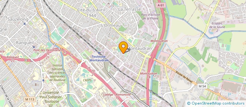 localisation de l'entreprise SCI HSMBC à TOULOUSE