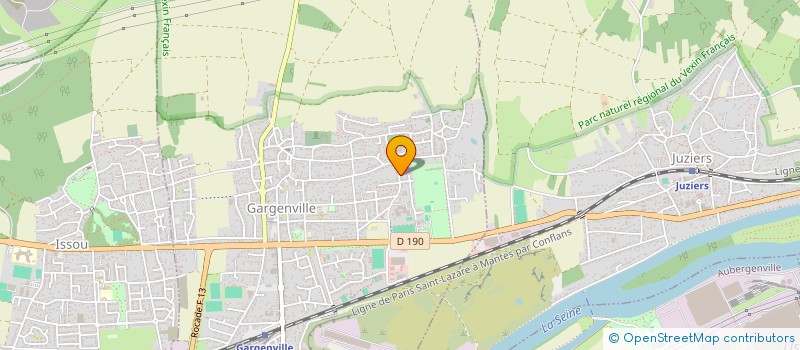 localisation de l'entreprise SCI HSN  GARGENVILLE