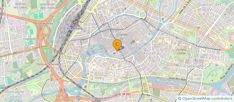 localisation de l'entreprise SCI HSR  STRASBOURG