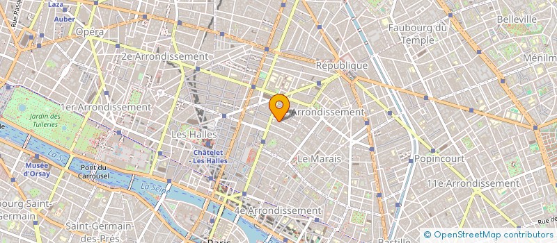 localisation de l'entreprise SCI HSU  PARIS