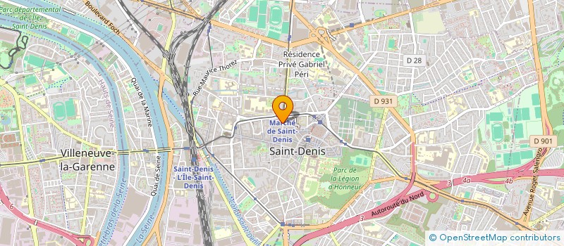 localisation de l'entreprise SCI HSU ET ASSOCIES  SAINT-DENIS