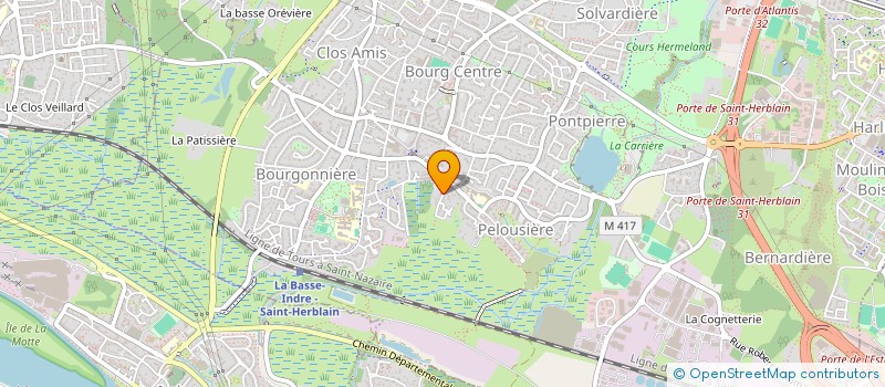 localisation de l'entreprise SCI HT  SAINT-HERBLAIN