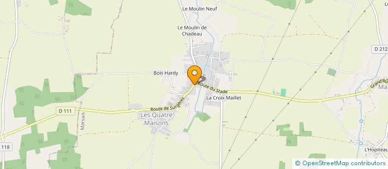 localisation de l'entreprise SCI HTAG  MARSAIS