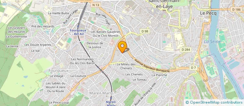 localisation de l'entreprise SCI HTBY IMMO 2  SAINT-GERMAIN-EN-LAYE