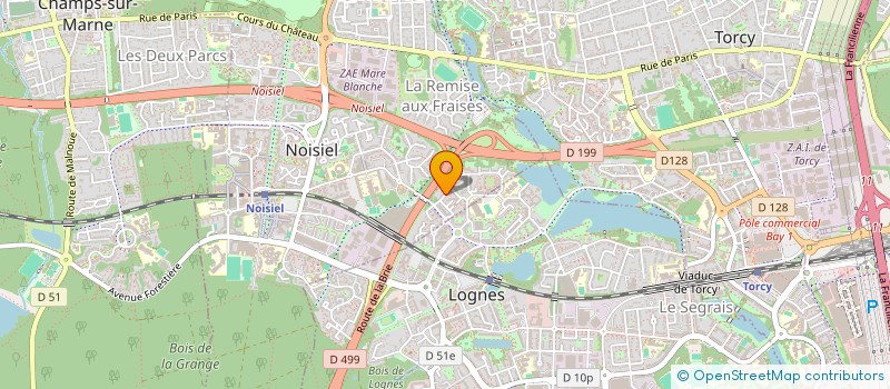 localisation de l'entreprise SCI HTIMMO  NOISIEL