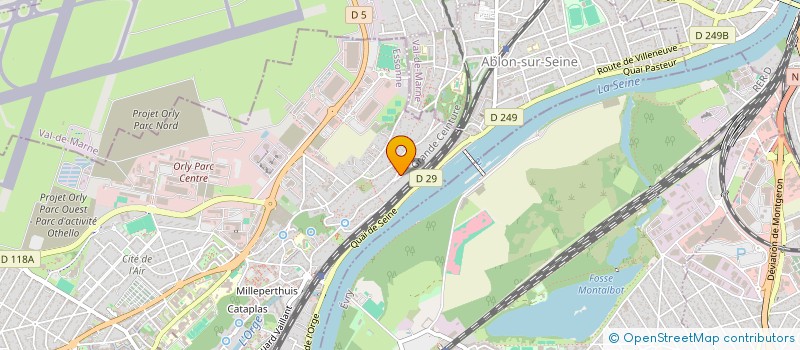 localisation de l'entreprise SCI HTK à ATHIS-MONS