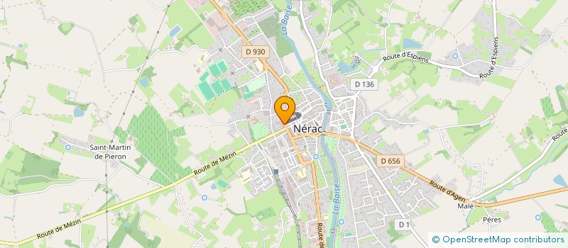 localisation de l'entreprise SCI HTM  NERAC