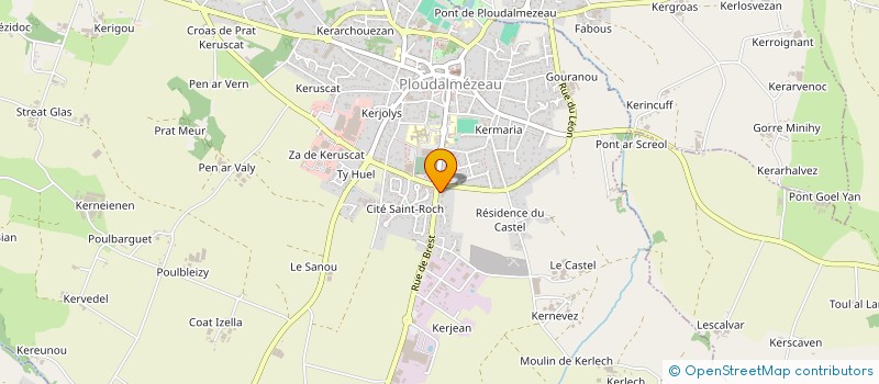 localisation de l'entreprise SCI HTM GUIANVARC'H  PLOUDALMEZEAU