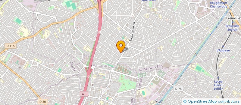 localisation de l'entreprise SCI HTME  AULNAY-SOUS-BOIS