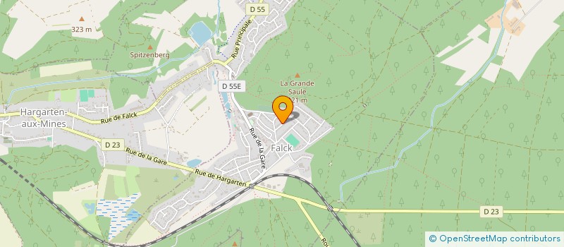 localisation de l'entreprise SCI HTZ IMMO  BERVILLER-EN-MOSELLE