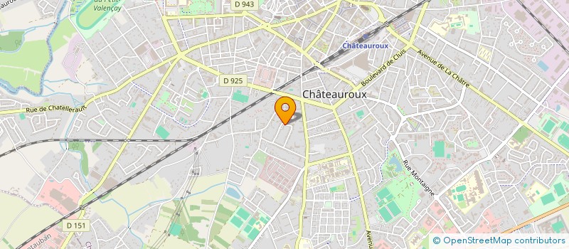 localisation de l'entreprise SCI HU CLAIRE à CHATEAUROUX