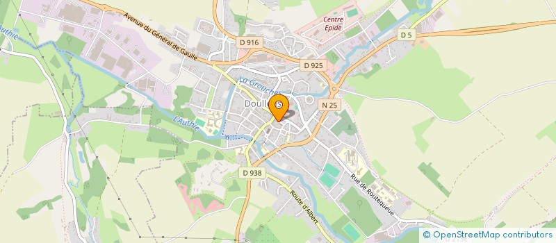 localisation de l'entreprise SCI HU IMMOBILIER  DOULLENS