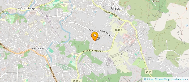 localisation de l'entreprise SCI HUA-JUAN  ALLAUCH