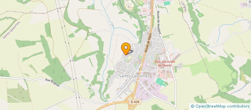 localisation de l'entreprise SCI HUALYNE à SAINTS-GEOSMES