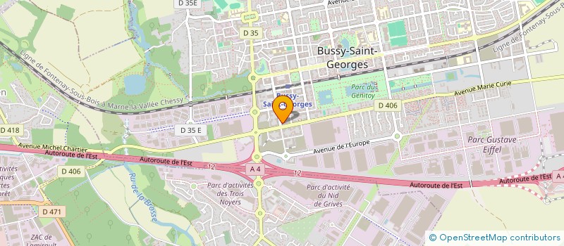 localisation de l'entreprise SCI HUANG-77  BUSSY-SAINT-GEORGES