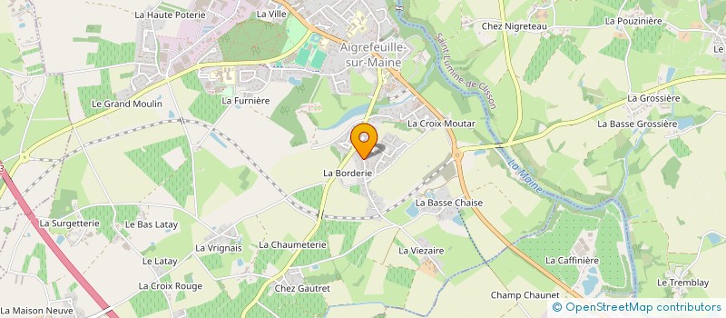 localisation de l'entreprise SCI HUARD  AIGREFEUILLE-SUR-MAINE