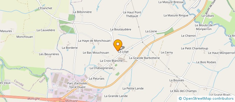 localisation de l'entreprise SCI HUARD IMMO  ETRELLES