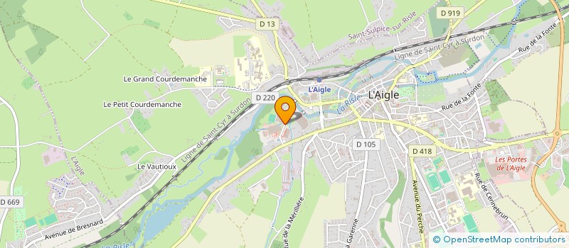 localisation de l'entreprise SCI HUART CAMBRIDGE à SAINT-SULPICE-SUR-RISLE