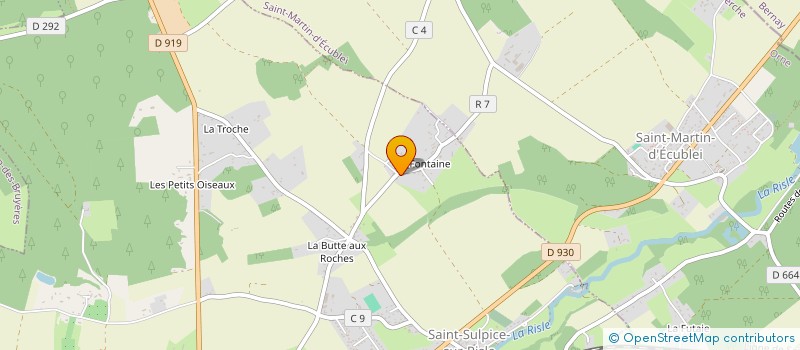 localisation de l'entreprise SCI HUART - POUZAUGES à SAINT-SULPICE-SUR-RISLE