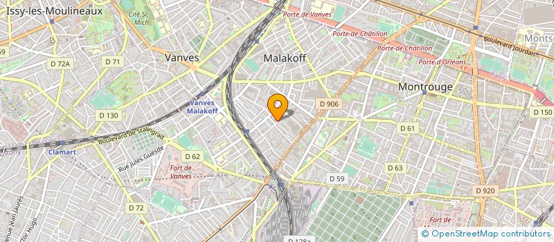 localisation de l'entreprise SCI HUART-SEYNAVE à MALAKOFF