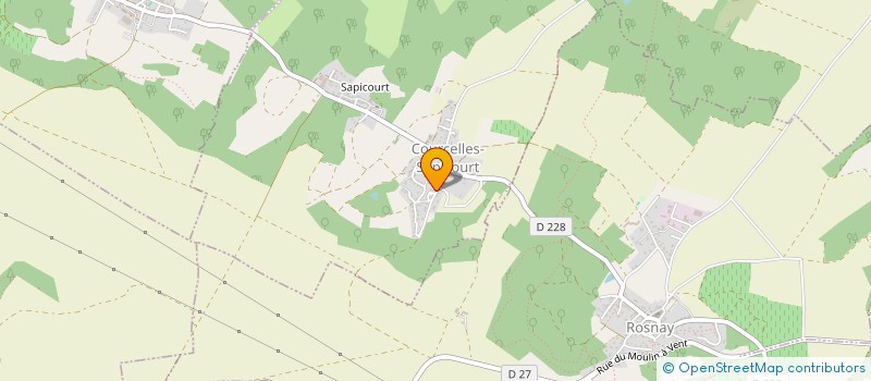 localisation de l'entreprise SCI HUAT COLIN  COURCELLES-SAPICOURT