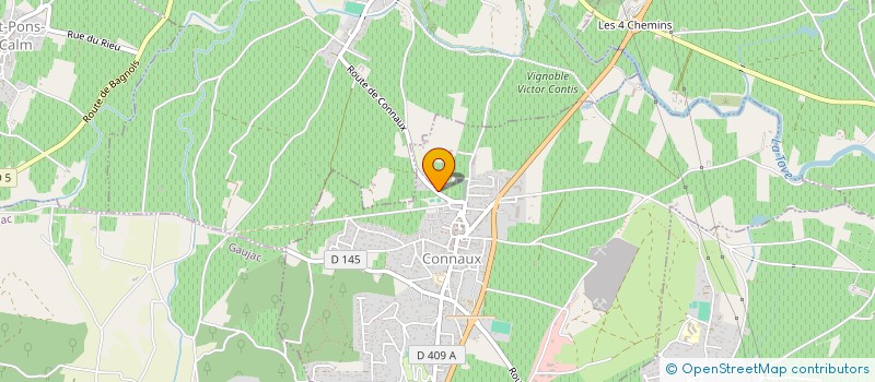 localisation de l'entreprise SCI HUBAC  CONNAUX