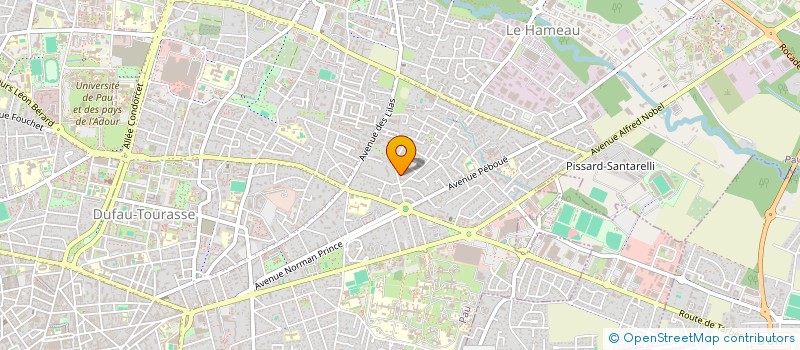 localisation de l'entreprise SCI HUBALE à PAU