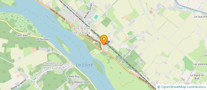 localisation de l'entreprise SCI HUBEAU à GENNES-VAL-DE-LOIRE