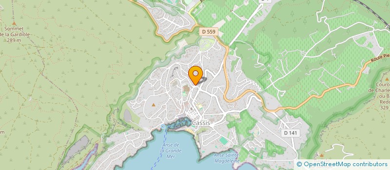 localisation de l'entreprise SCI HUBELO  CASSIS