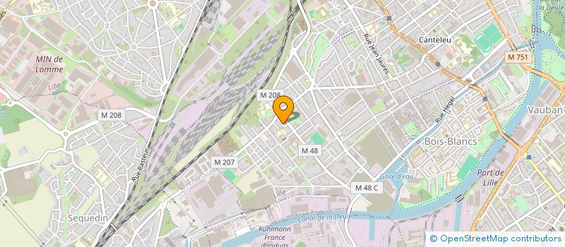 localisation de l'entreprise SCI HUBERT à LILLE