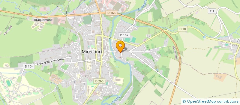 localisation de l'entreprise SCI HUBERT à MIRECOURT