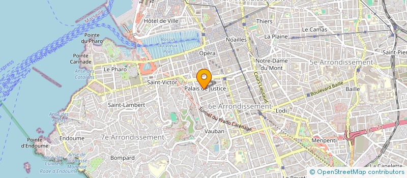 localisation de l'entreprise SCI HUBERT à MARSEILLE