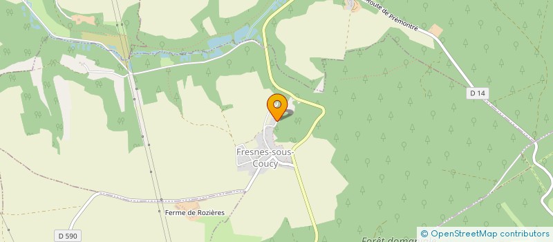 localisation de l'entreprise SCI HUBERT CAPONT  FRESNES-SOUS-COUCY