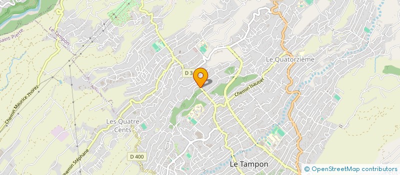 localisation de l'entreprise SCI HUBERT DELISLE à LE TAMPON