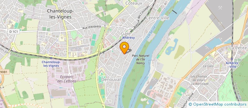 localisation de l'entreprise SCI HUBERT G  ANDRESY