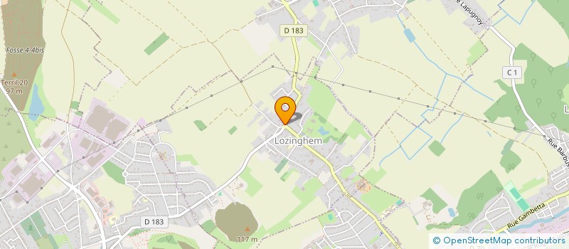 localisation de l'entreprise SCI HUBERT HIBON  LOZINGHEM