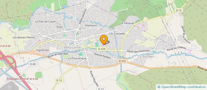 localisation de l'entreprise SCI HUBERT-LORUSSO  PELISSANNE