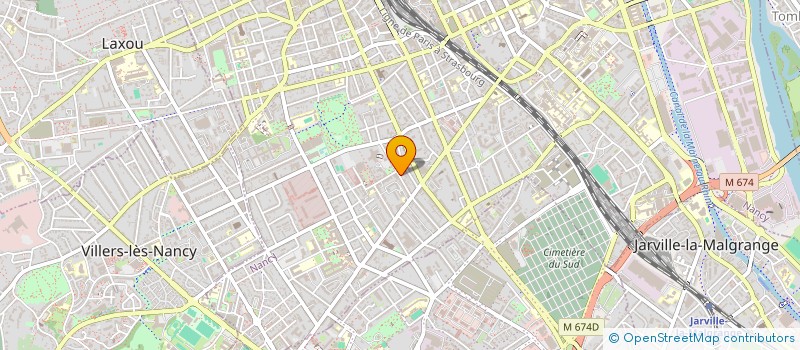 localisation de l'entreprise SCI HUBERT-MARX  NANCY