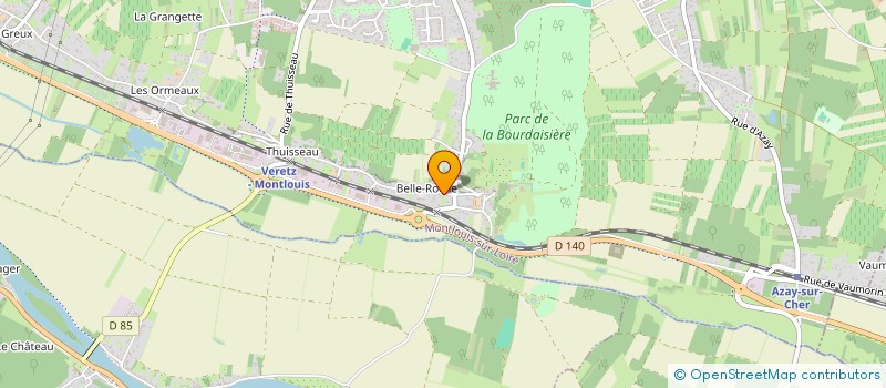 localisation de l'entreprise SCI HUBESTEL à MONTLOUIS-SUR-LOIRE