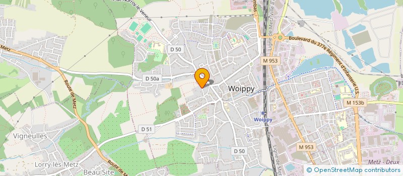 localisation de l'entreprise SCI HUBIMMO  WOIPPY