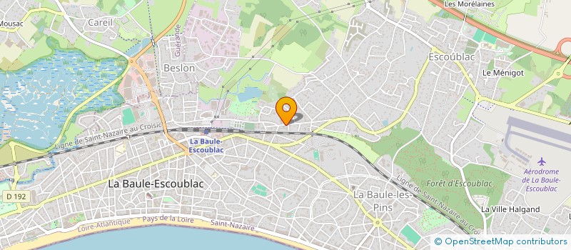 localisation de l'entreprise SCI HUBSAR  LA BAULE-ESCOUBLAC