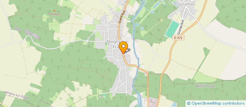 localisation de l'entreprise SCI HUBSY à MOIGNY-SUR-ECOLE
