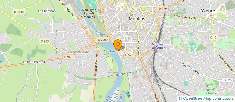 localisation de l'entreprise SCI HUCA à MOULINS