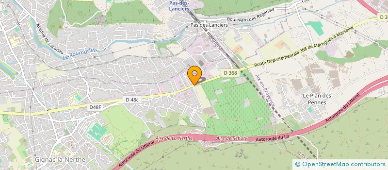 localisation de l'entreprise SCI HUCCIA IMMOBILIER à GIGNAC-LA-NERTHE