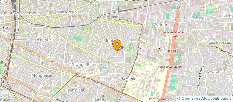 localisation de l'entreprise SCI HUCHARD BONNEFOY  LYON