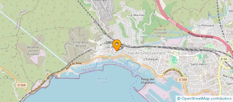 localisation de l'entreprise SCI HUCHE à MARSEILLE